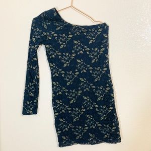 Forever 21 | Floral Lace One Shoulder Dress -Small